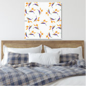 Toile Motif fleur d'oiseau de paradis (Insitu(Chambre))