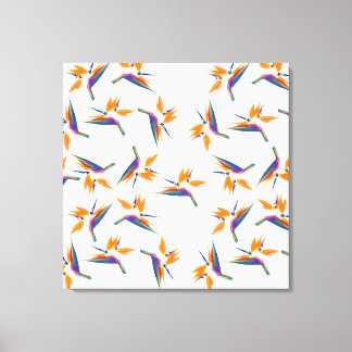 Toile Motif fleur d'oiseau de paradis
