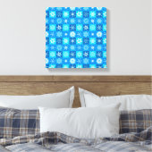 Toile Motif Flocons de Neige Bleus (Insitu(Chambre))