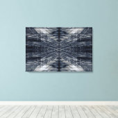 Toile motif futuriste Abstrait (Insitu (Plancher de Bois))