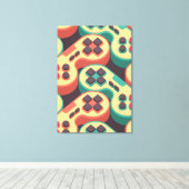 Toile Motif gamer (Insitu (Plancher de Bois))