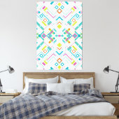 Toile Motif géométrique abstrait Aztec (Insitu(Chambre))