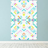 Toile Motif géométrique abstrait Aztec (Insitu (Plancher de Bois))