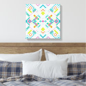 Toile Motif géométrique aztèque (Insitu(Chambre))