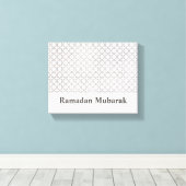 Toile Motif géométrique beige islamique (Insitu (Plancher de Bois))