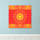 Toile Motif indien (Insitu (Plancher de Bois))