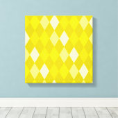 Toile Motif Jacquard jaune (Insitu (Plancher de Bois))