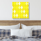 Toile Motif Jacquard jaune (Insitu(Chambre))