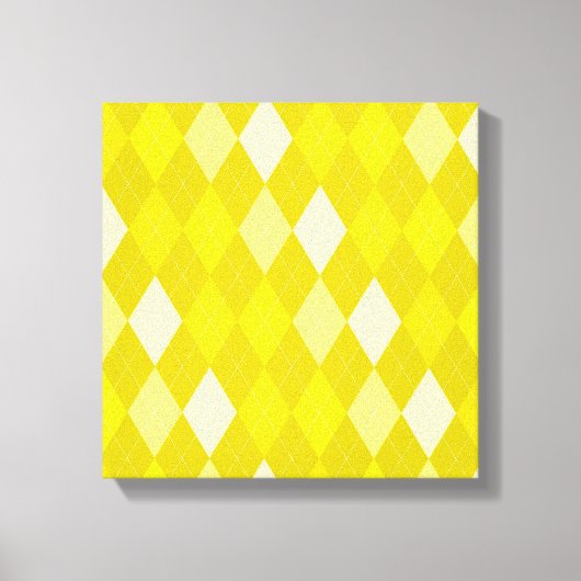 Toile Motif Jacquard jaune (Recto)