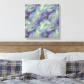 Toile Motif Liquide Bleu Tanzanite (Insitu(Chambre))