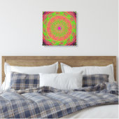 Toile Motif Mandala de Mécanique Quantique (Insitu(Chambre))