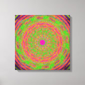 Toile Motif Mandala de Mécanique Quantique (Recto)