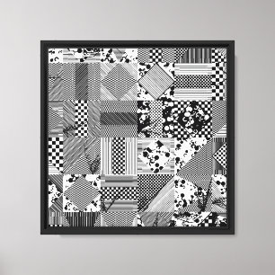 Toile Motif Mathématique