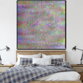 Toile Motif mathématique pixélisé (Insitu(Chambre))