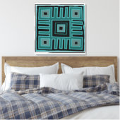 Toile Motif moderne abstrait africain (Insitu(Chambre))