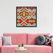 Toile Motif multicolore du Sud-Ouest (Insitu(Salon))