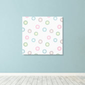 Toile Motif Pastel Circle (Insitu (Plancher de Bois))