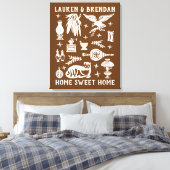 Toile Motif Pyrex vintage - Early American (Colonial) (Insitu(Chambre))