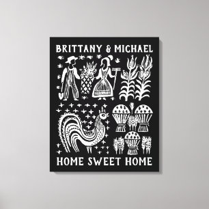 Toile Motif Pyrex vintage - Papillon (Amish Farmer)