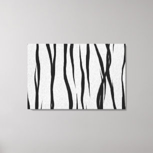 Toile Motif rayures de tigre.