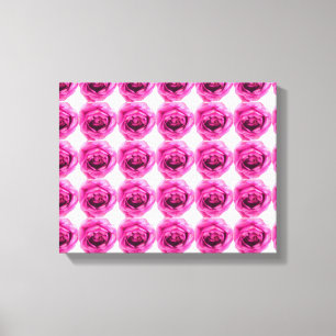 Toile Motif rose