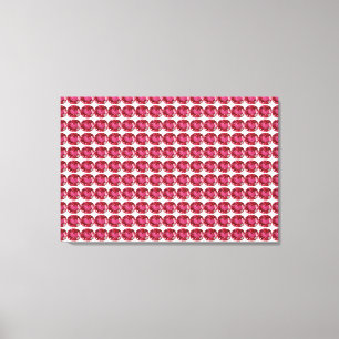 Toile Motif rose