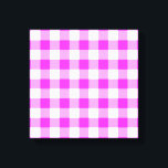 Toile Motif rose et blanc En vichy<br><div class="desc">Les carrés roses foncés, roses et blancs forment un plaid de buffle audacieux. La motif en vichy rose et blanc a été numériquement à partir de zéro. Le blanc est transparent, donc vous pouvez le changer si vous voulez. Il suffit de cliquer sur le bouton "Customiser", puis de sélectionner une...</div>