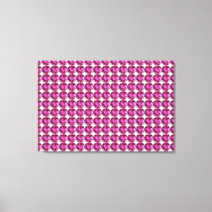 Toile Motif rose Gemstone