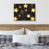 Toile Motif sans couture avec étoiles d'or (Insitu(Chambre))