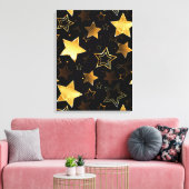 Toile Motif sans couture avec étoiles d'or (Insitu(Salon))