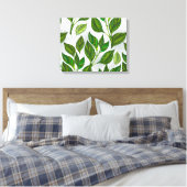 Toile Motif sans couture avec Feuilles de thé vert (Insitu(Chambre))