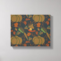 Motif sans couture Citrouille et carotte arrière -