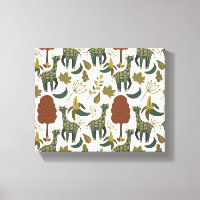 Motif sans couture Giraffe | motif floral coloré