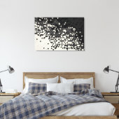 Toile Motif triangle noir et blanc (Insitu(Chambre))