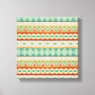 Toile Motif tribal d'aquarelle d'étape   de Geo de
