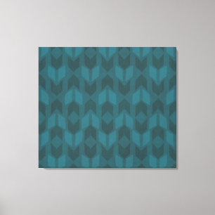 Toile Motif turquoise de Geo d'obscurité extérieure