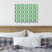 Toile Motif vert (Insitu(Chambre))