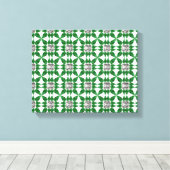 Toile Motif vert (Insitu (Plancher de Bois))