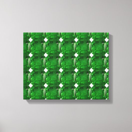 Toile Motif vert (Recto)