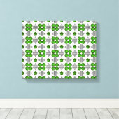 Toile Motif vert (Insitu (Plancher de Bois))