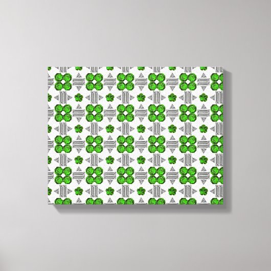 Toile Motif vert (Recto)