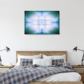 Toile motif vert et bleu Abstrait (Insitu(Chambre))