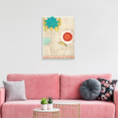 Toile Motifs pétaux I (Insitu(Salon))