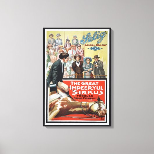 Toile Motion Pour Le Grand Sirkus Impeeryul (Recto)