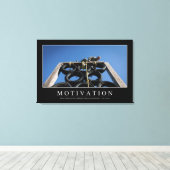 Toile Motivation : Citation inspirante (Insitu (Plancher de Bois))