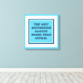 Toile Motivation pour le sport (Insitu (Plancher de Bois))