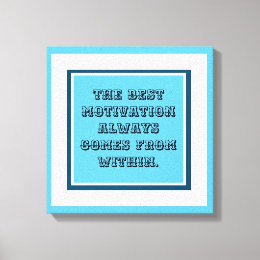 Toile Motivation pour le sport (Recto)