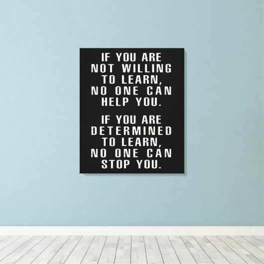 Toile Motivationnel, Citations Positives, Déclarations P (Insitu (Plancher de Bois))