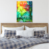 Toile Motivationnelle et Inspirationnelle de mots  (Insitu(Chambre))