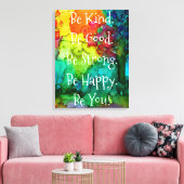 Toile Motivationnelle et Inspirationnelle de mots  (Insitu(Salon))